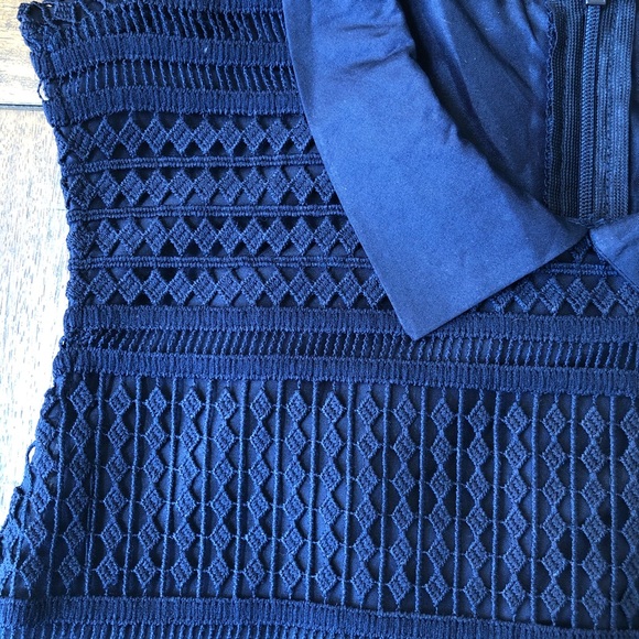 Cupcakes & Cashmere Preppy Navy collared mini dress - Picture 9 of 9